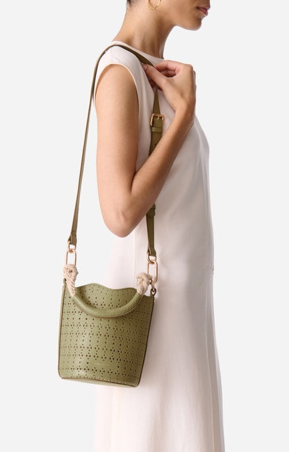 Petit Sac Seau Holly En Cuir