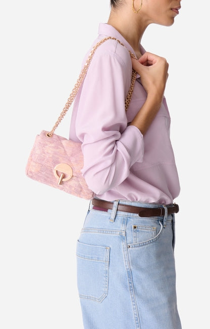 Petit Sac Moon En Coton Et Jute