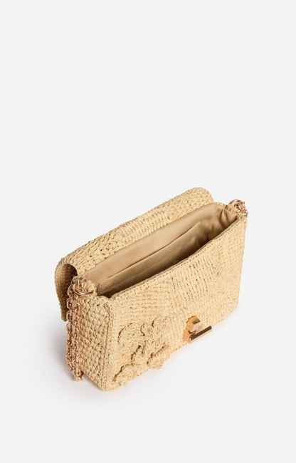 Petit Sac Moon En Raphia